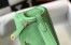 Hermes Lindy Mini Bag in Vert Criquet Clemence Leather with GHW