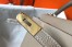 Hermes Kelly 28cm Retourne Bag in Tourterelle Clemence Leather with GHW