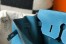 Hermes Birkin 35cm Bag in Blue Jean Clemence Leather with GHW