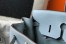 Hermes Birkin 35cm Bag in Blue Lin Clemence Leather with GHW