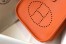 Hermes Mini Evelyne 16 Amazone Bag in Orange Clemence Leather
