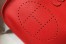 Hermes Evelyne III 29 Bag in Red Clemence Leather