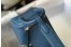 Hermes Lindy Mini Bag in Blue Agate Clemence Leather with PHW