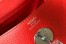 Hermes Lindy 26cm Bag in Red Clemence Leather with PHW
