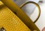 Hermes Birkin 25cm Bag in Yellow Clemence Leather with GHW