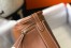 Hermes Lindy Mini Bag in Gold Clemence Leather with GHW