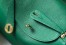 Hermes Lindy 30cm Bag in Malachite Clemence Leather with GHW