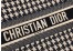 Dior Large Book Tote Bag In Beige Houndstooth Embroidery Canvas