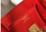 Hermes Birkin 25cm Bag in Red Clemence Leather with GHW