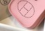 Hermes Mini Evelyne 16 Amazone Bag in Pink Clemence Leather