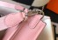 Hermes Mini Evelyne 16 Amazone Bag in Pink Clemence Leather