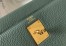 Hermes Kelly 25cm Retourne Bag in Vert Amande Clemence Leather with GHW