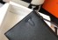 Hermes Kelly Pochette Clutch In Black Epsom Leather