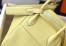 Hermes Lindy 26cm Bag in Jaune Poussin Clemence Leather with GHW