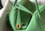 Hermes Lindy 26cm Bag in Vert Cypres Clemence Leather with GHW