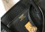 Hermes Birkin 25cm Bag in Black Clemence Leather with GHW