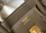 Hermes Birkin 25cm Bag in Taupe Clemence Leather with GHW