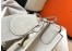 Hermes Evelyne III 29 Bag in Pearl Grey Clemence Leather