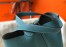 Hermes Picotin Lock 18 Bag in Blue Jean Clemence Leather with PHW