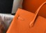 Hermes Birkin 35cm Bag in Orange Clemence Leather with GHW