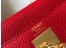 Hermes Kelly 28cm Retourne Bag in Red Clemence Leather with GHW