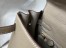 Hermes Kelly 32cm Retourne Bag in Tourterelle Clemence Leather with GHW