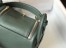 Hermes Lindy Mini Bag in Vert Amande Clemence Leather with GHW