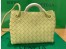 Bottega Veneta Andiamo Small Bag In Ice Cream Intrecciato Lambskin