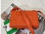 Bottega Veneta Cassette Bag In Orange Intreccio Lambskin