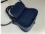 Chloe Marcie Small Double Carry Bag in Blue Grained Calfskin
