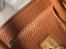 Hermes Birkin 25cm Bag in Gold Clemence Leather with GHW