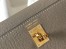 Hermes Kelly Mini II Sellier Bag in Gris Asphalt Epsom Leather