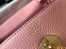 Hermes Lindy 26cm Bag in Pink Clemence Leather with GHW