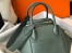Hermes Lindy 26cm Bag in Vert Amande Clemence Leather with GHW