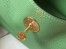 Hermes Lindy 26cm Bag in Vert Cypres Clemence Leather with GHW