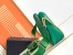 Prada Re-Edition 2005 Shoulder Bag in Green Saffiano Leather