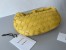 Bottega Veneta Jodie Mini Bag in Yellow Intrecciato Lambskin