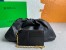 Bottega Veneta Large Pouch Clutch Bag In Black Calfskin