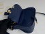 Chloe Marcie Mini Double Carry Bag in Blue Grained Calfskin
