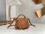 Chloe Marcie Mini Double Carry Bag in Brown Grained Calfskin
