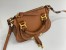 Chloe Marcie Mini Double Carry Bag in Brown Grained Calfskin