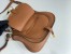 Chloe Marcie Mini Double Carry Bag in Brown Grained Calfskin