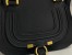 Chloe Marcie Mini Double Carry Bag in Black Grained Calfskin