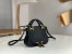 Chloe Marcie Mini Double Carry Bag in Black Grained Calfskin