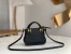 Chloe Marcie Mini Double Carry Bag in Black Grained Calfskin