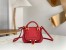 Chloe Marcie Mini Double Carry Bag in Grey Grained Calfskin
