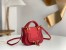 Chloe Marcie Mini Double Carry Bag in Grey Grained Calfskin