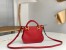 Chloe Marcie Mini Double Carry Bag in Grey Grained Calfskin