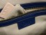Chloe Marcie Small Double Carry Bag in Blue Grained Calfskin