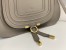 Chloe Marcie Small Double Carry Bag in Grey Grained Calfskin